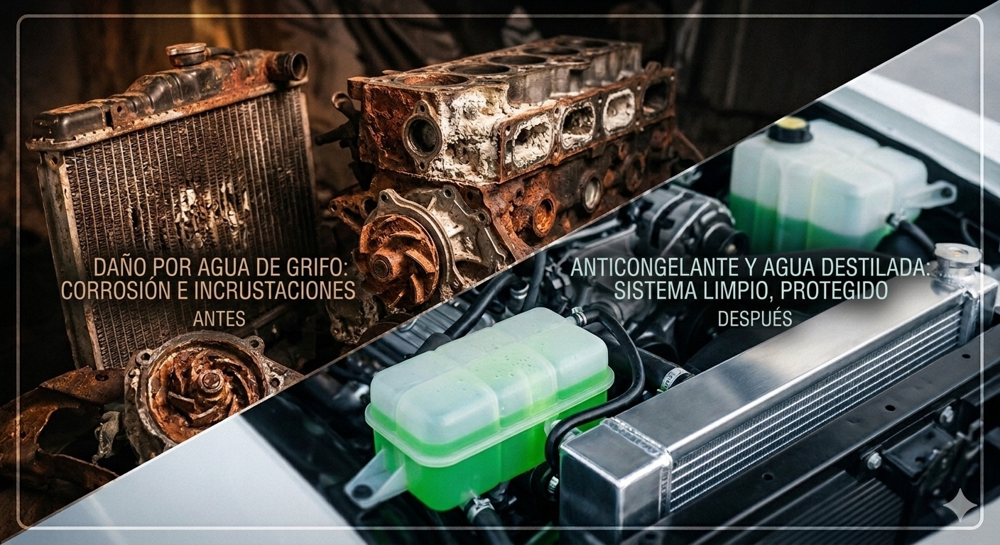 El peligro invisible: Por qué dejar de usar agua de la canilla en tu auto